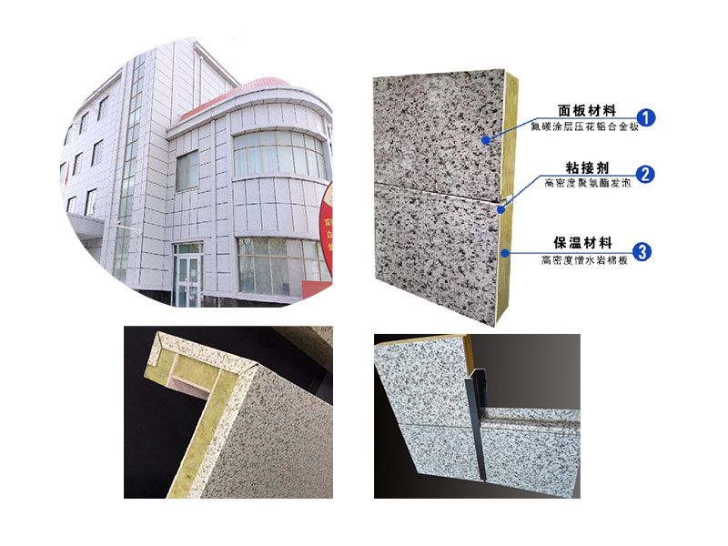 铝合金岩棉保温装饰一体板